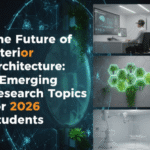 The Future of Interior Architecture: 5 Emerging Research Topics for 2026 Students