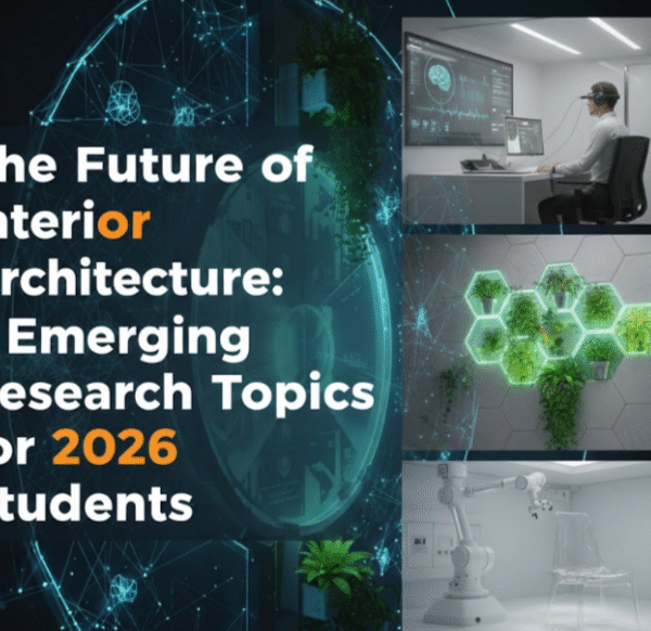 The Future of Interior Architecture: 5 Emerging Research Topics for 2026 Students