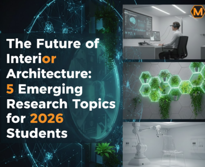 The Future of Interior Architecture: 5 Emerging Research Topics for 2026 Students